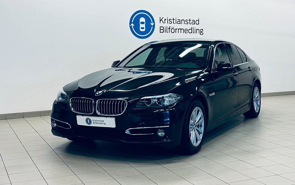 BMW 520 d Sedan Aut Luxury Line Dragkrok, Läder