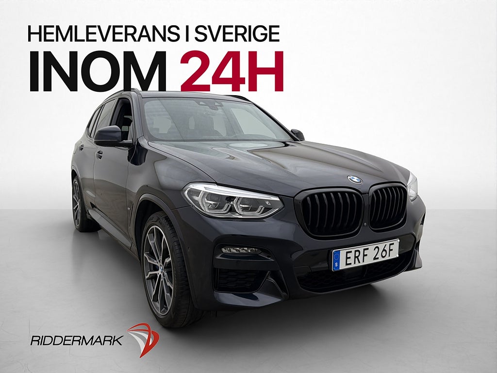 BMW X3 xDrive30e 292hk M Sport Pano H/K HUD 360° Skinn Drag