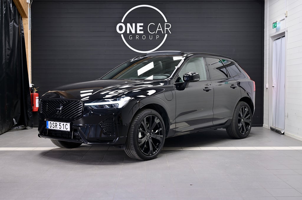 Volvo XC60 Recharge T6 AWD Plus Black MOMS Drag Pano Nybilsgaranti