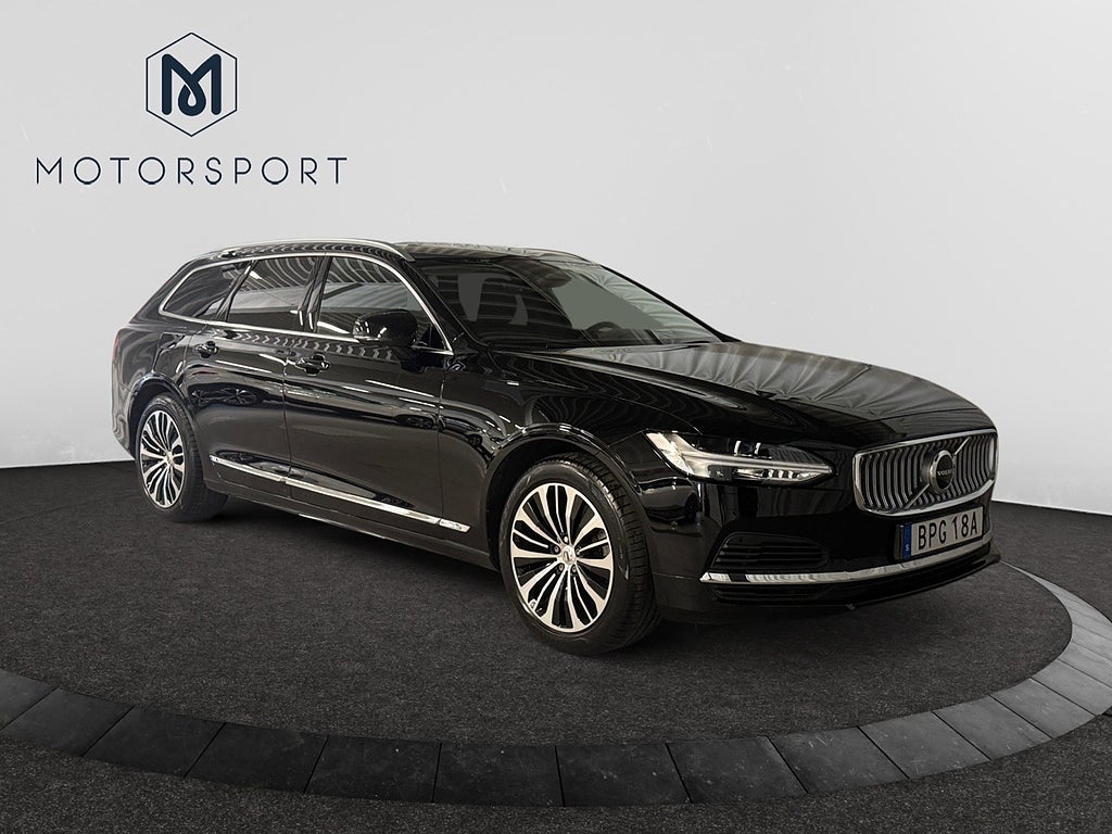 Volvo V90 Recharge T6 AWD Aut Core Edition Adaptiv fart Helskinn bild 9