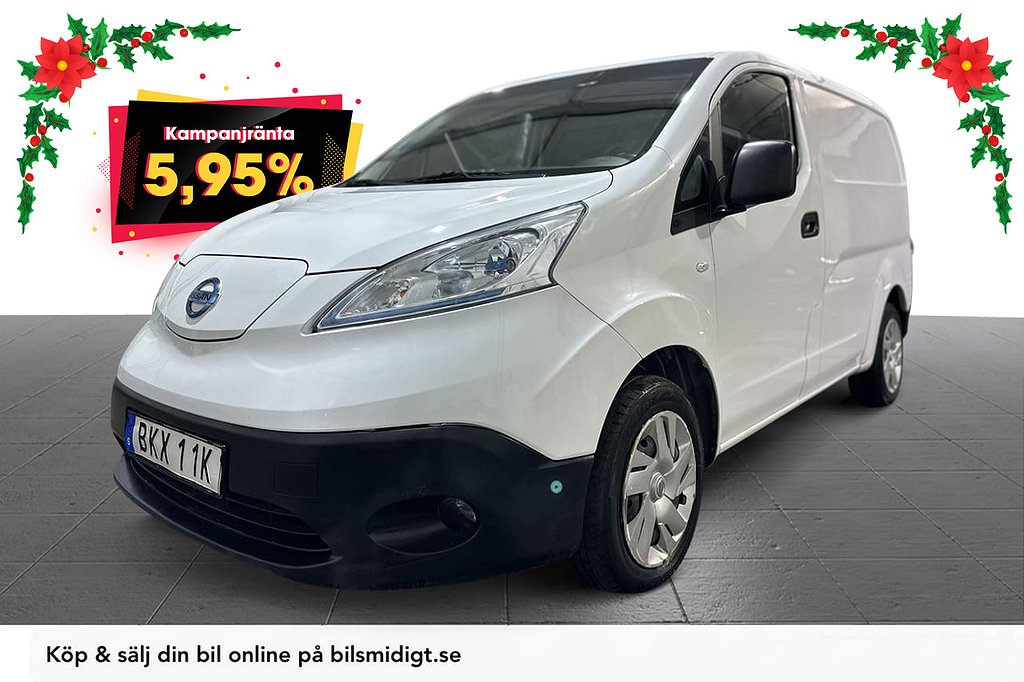 Nissan e-NV200 Skåp 40 kWh B-Kam Rattvärme Moms 109hk 5,95%*