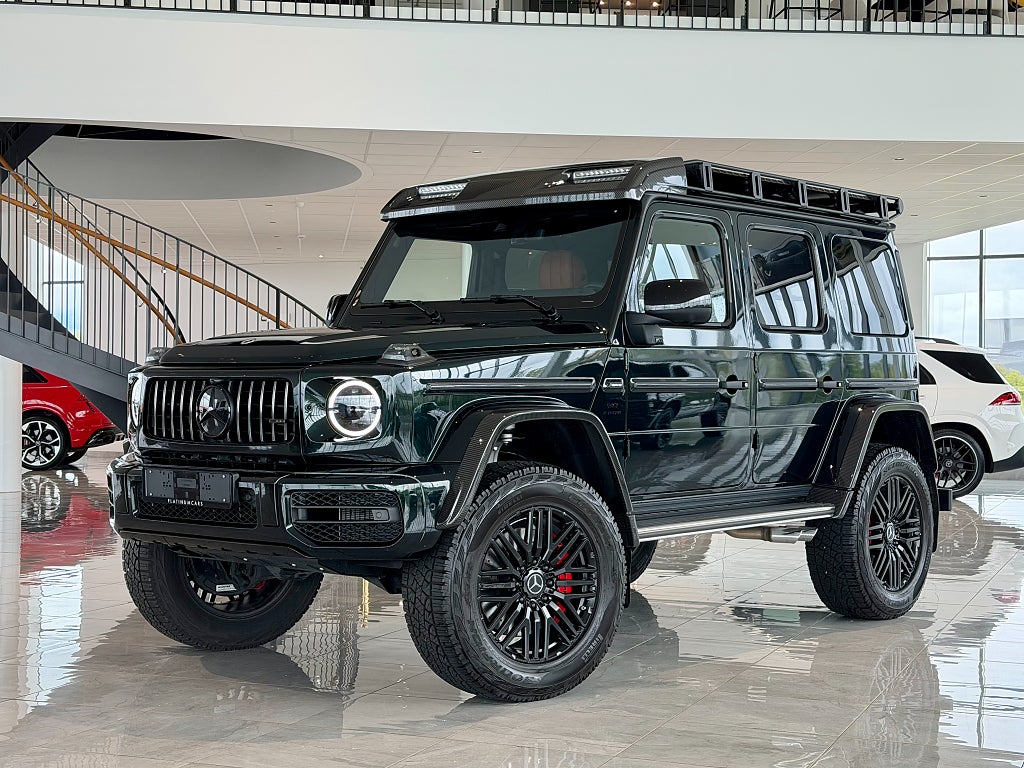 Mercedes-Benz G63  4x4² 585hk / UNIK / Smaragdgrön / Carbon / LEASEBAR