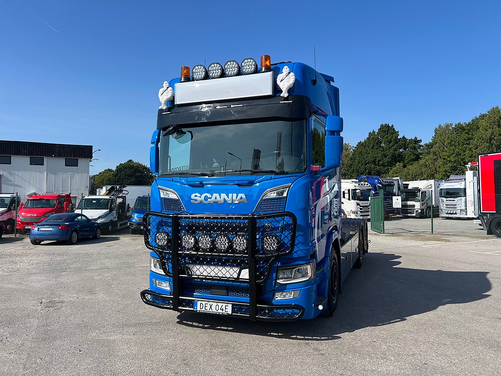 Scania R660 V8 6x2*4 Lastväxlare, ADR, Liftdumper, Euro 6