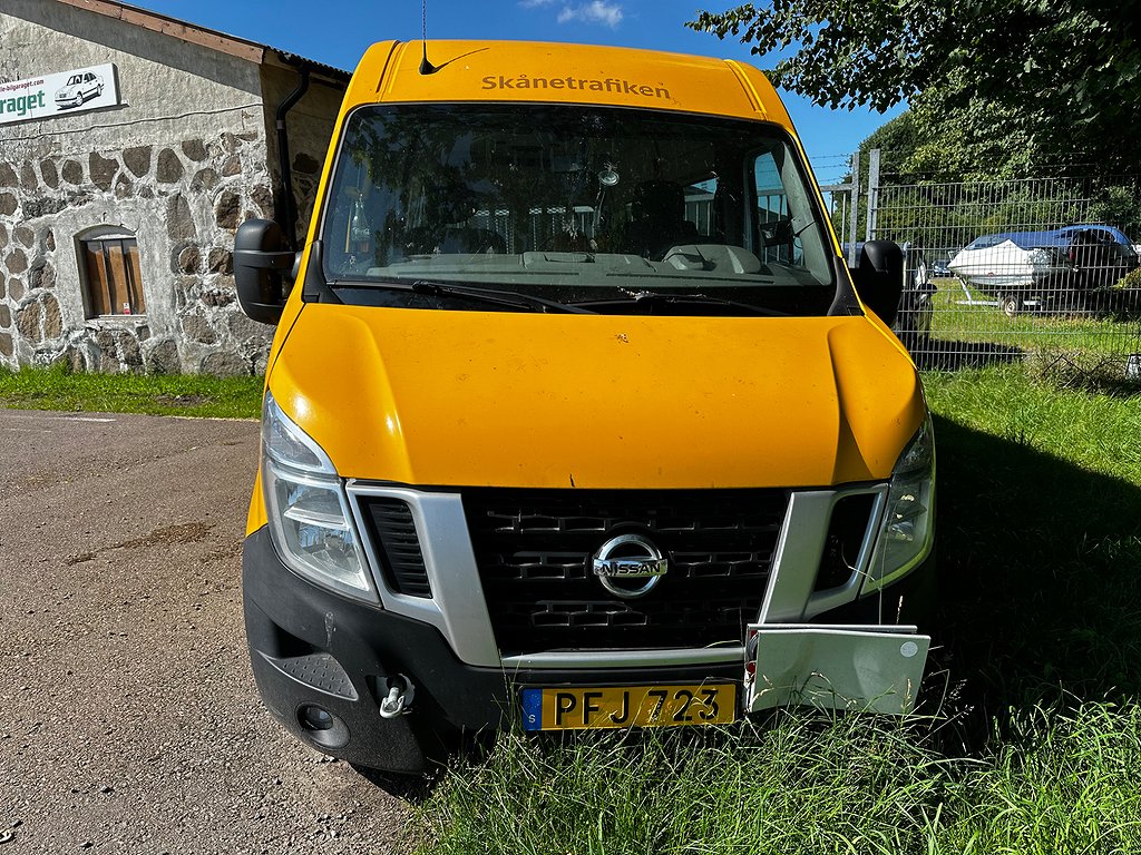 Nissan NV400 Minibuss 2.3 dCi Euro 6, Svensksåld, Drag, 