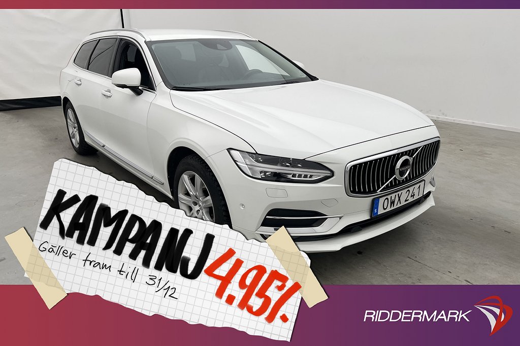 Volvo V90 D4 AWD Inscription D-Värm VOC 360º Hu 4,95% Ränta