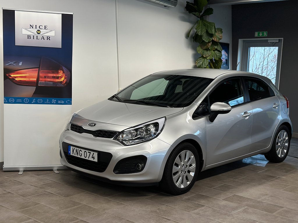 Kia Rio 5-dörrar 1.2 CVVT GLS Rattvärme PDC 1äg 0:-Kontant