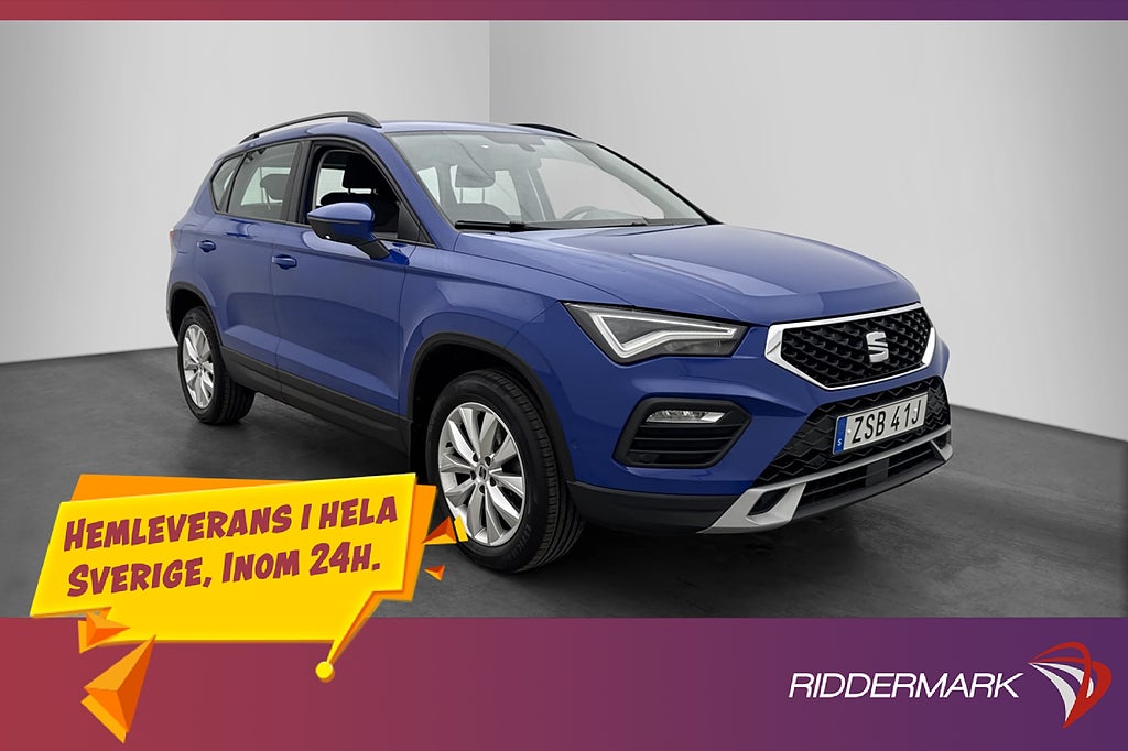 Seat Ateca 1.0 TSI 110hk Style Kamera Rattvärme CarPlay