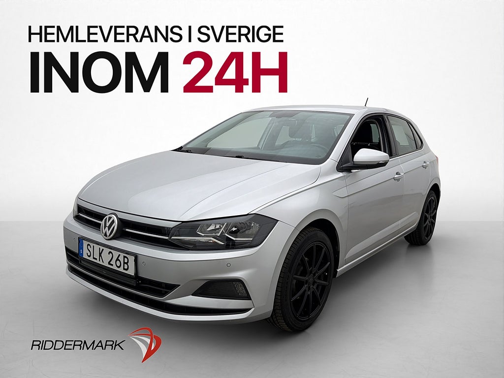 Volkswagen Polo 1.0 TSI 95hk P-Sensorer Bluetooth Två-Bruk