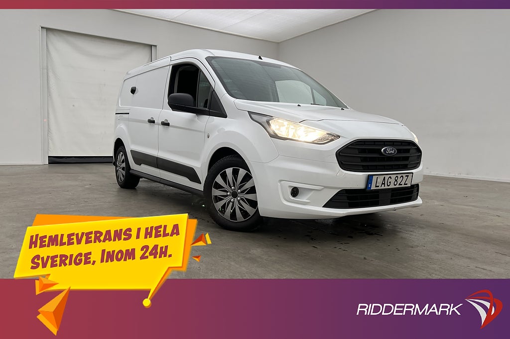 Ford Transit Connect LWB Värmare Drag B-Kamera V-Inredd Moms