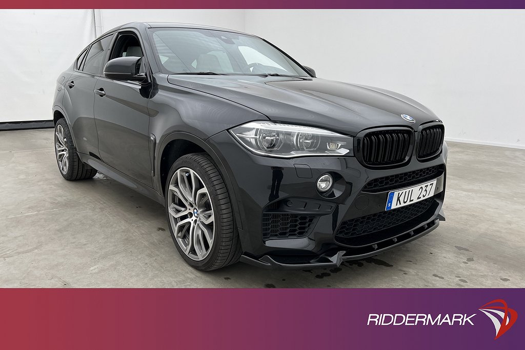 BMW X6 M 575hk Taklucka H/K Kolfiber P-Värmare Drag Sv.Såld