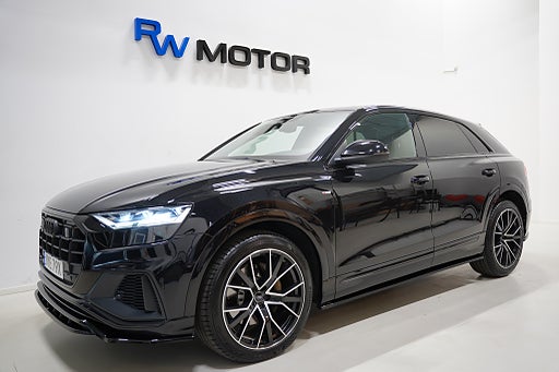 Audi Q8 50 TDI Q S line B&O Pano Valcona B-kam Matrix Luft 22"