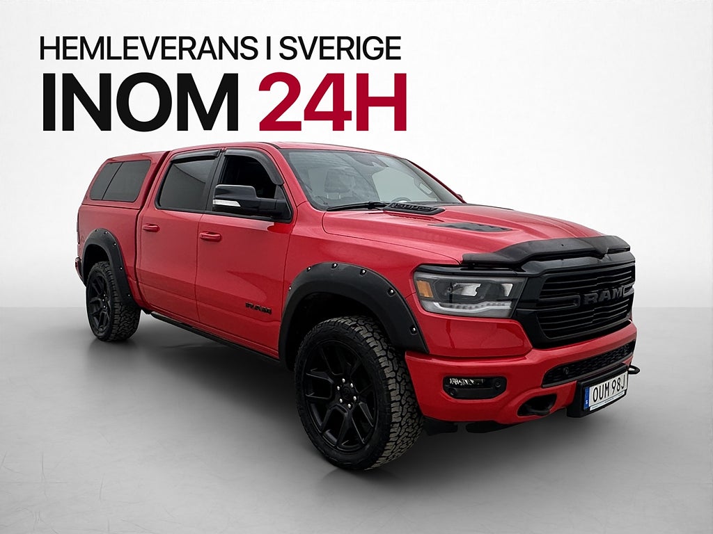 Dodge RAM Laramie Night V8 4x4 Drag Luft Pano V-In Kåpa Moms