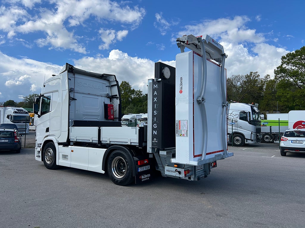 Scania R410 4x2 TMA Bil MaxiSign Online & Verdegro, Euro 6