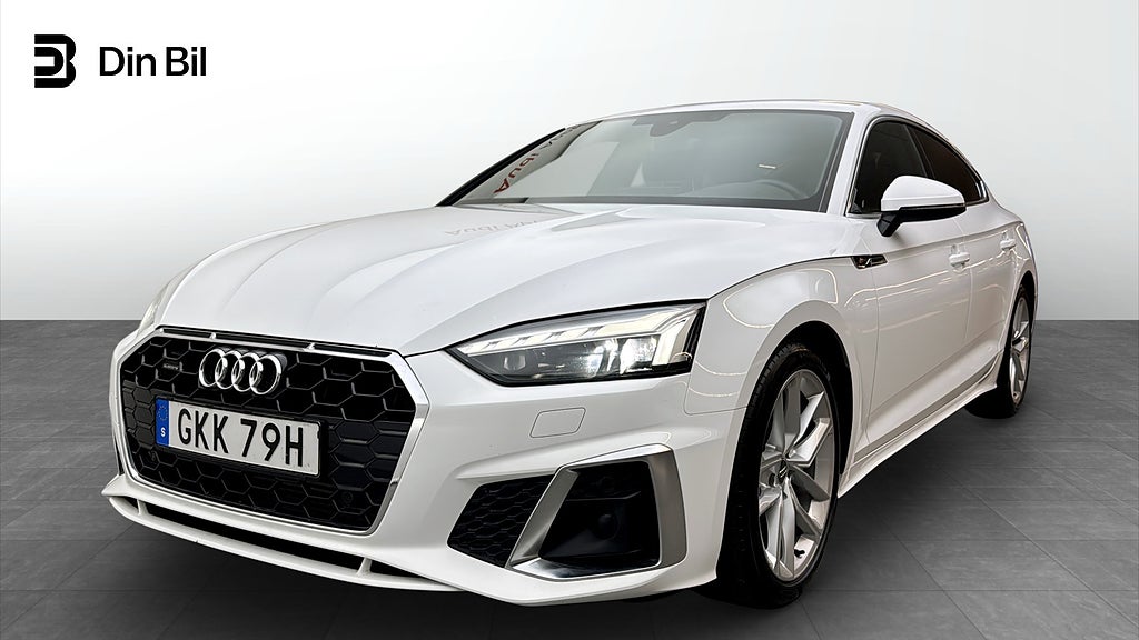 Audi A5 Sportback 45 TFSI quattro S-line 265hk Värmare/Matrix/Kamera
