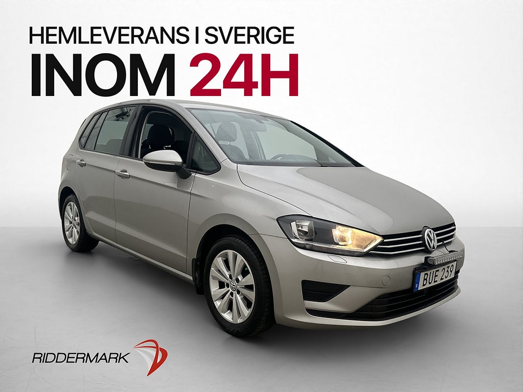 Volkswagen Golf Sportsvan TSI 125hk Värmare Kamera Dragkrok