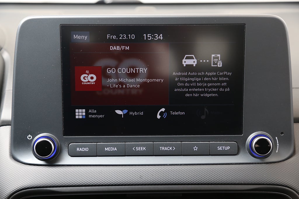 Hyundai Kona Hybrid 1,6 GDi 141hk HEV 6DCT Essential Tvåtons-Lack 2021