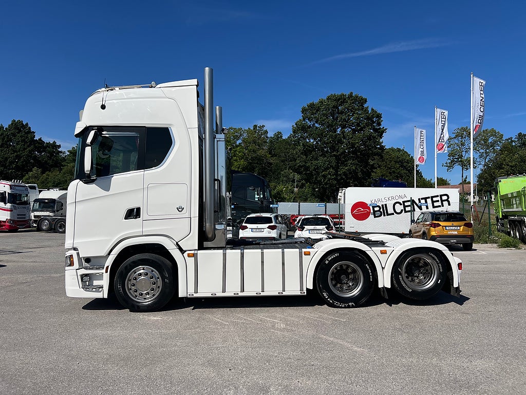 Scania S730 V8 6x2 Dragbil, Hydraulik, Klädd inredning