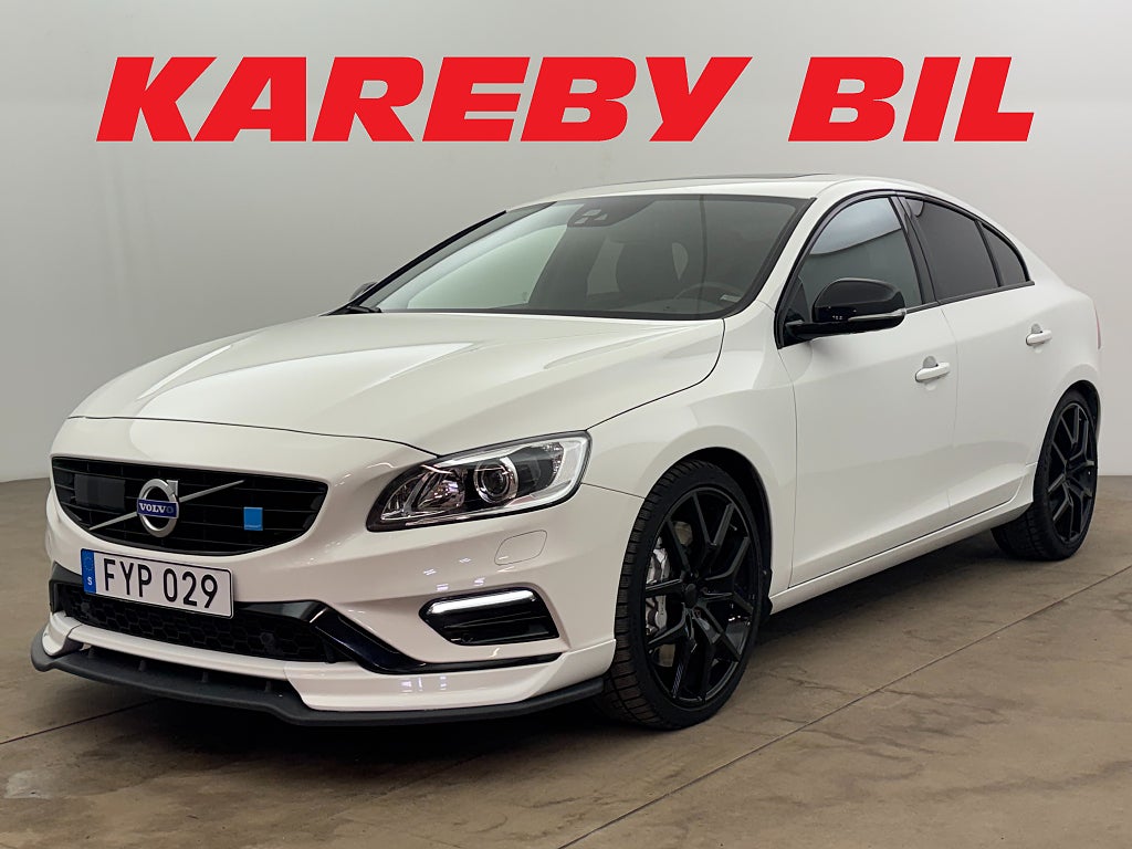 Volvo S60 Polestar T6 I6 351 hk AWD Taklucka H/K Backkamera