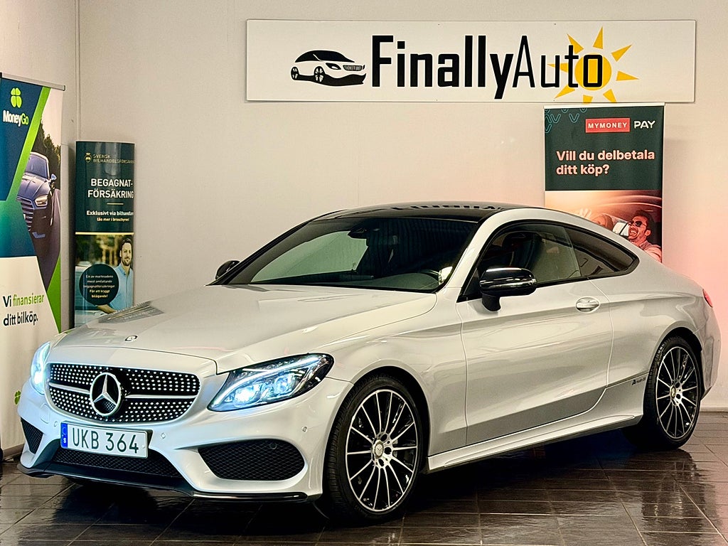 Mercedes-Benz C 220 d Coupé 9G-Tronic AMG Line Euro 6 (1 BRUKARE)