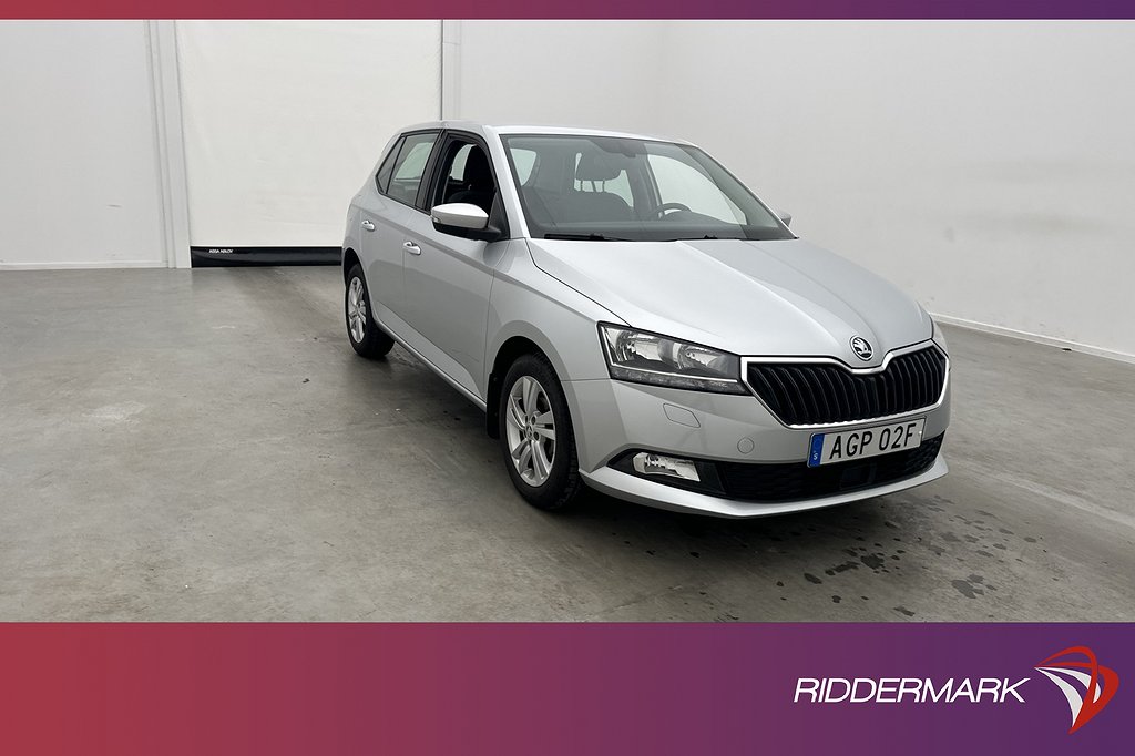 Skoda Fabia TSI 95hk Style Sensorer Farthållare Bluetooth