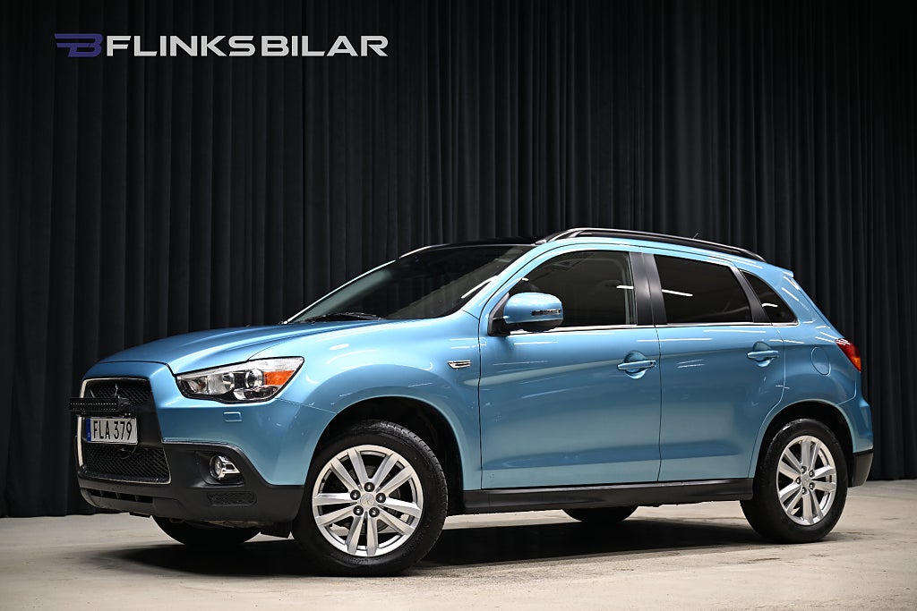 Mitsubishi ASX 1.8 Di-D+ 150HK Drag|M-Värmare|Panorama|Elstol|SeUTR!!
