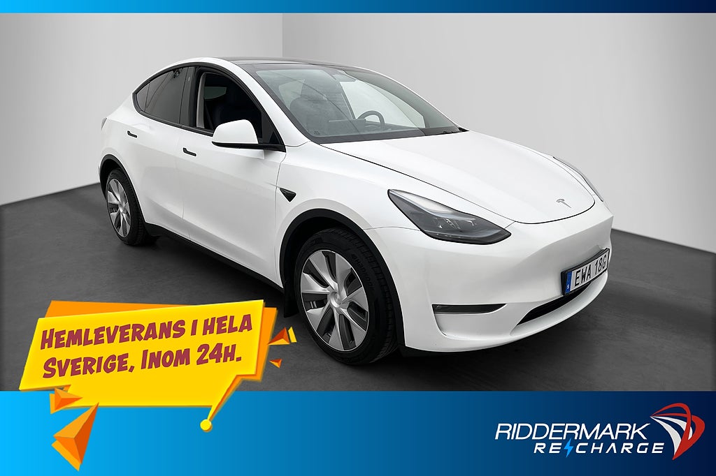 Tesla Model Y Long Range AWD Dragkrok Autopilot Sv.Såld MOMS