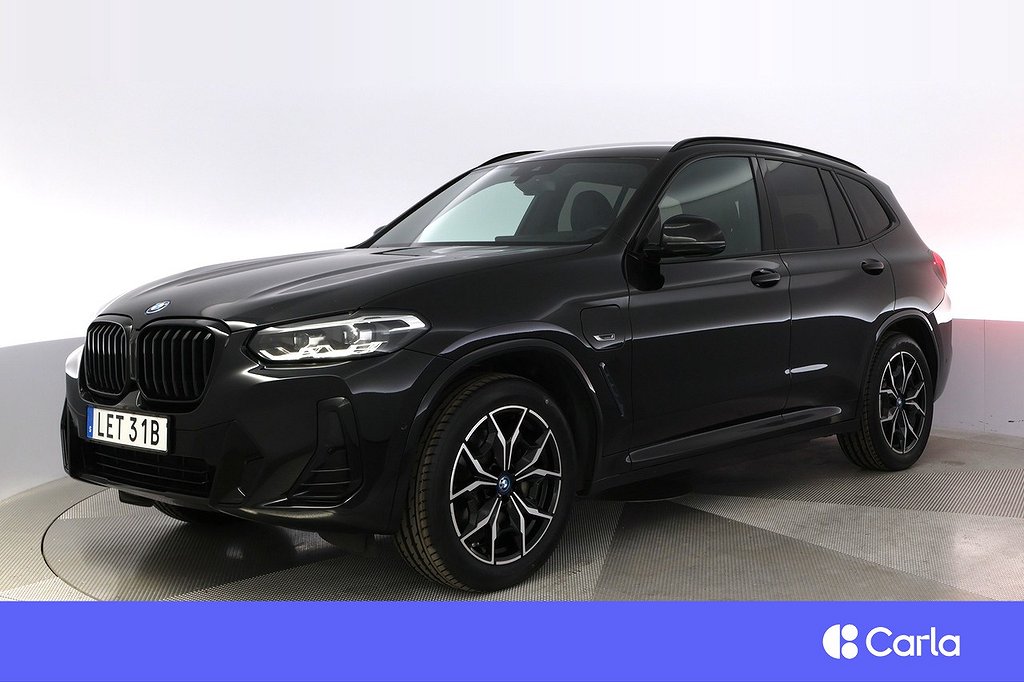 BMW X3 xDrive30e M-sport Elstol Kamera Drag V-Hjul 5,99%