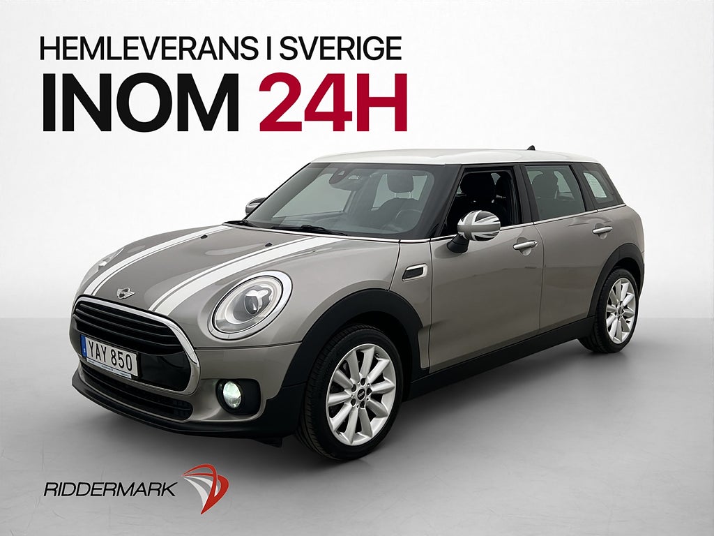 MINI Clubman 136hk Pepper Navi P-Sensorer Sportratt