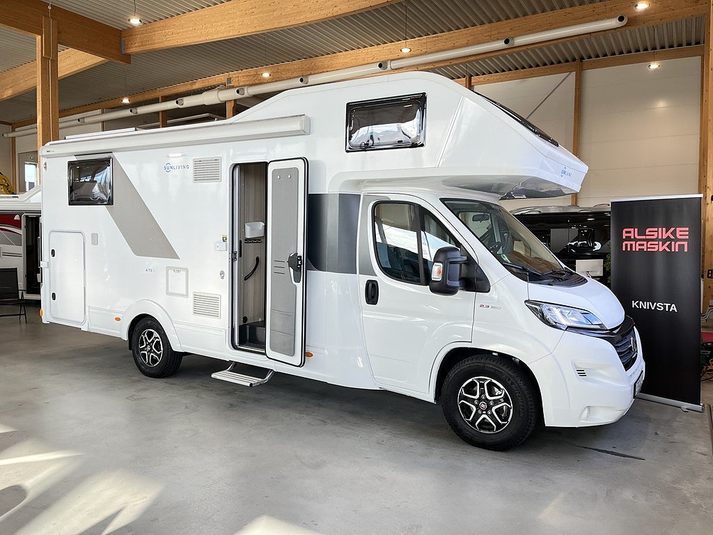 Sun Living A 75 SL / Automat / AC-Bodel / Solcell / Ugn / Heavy /