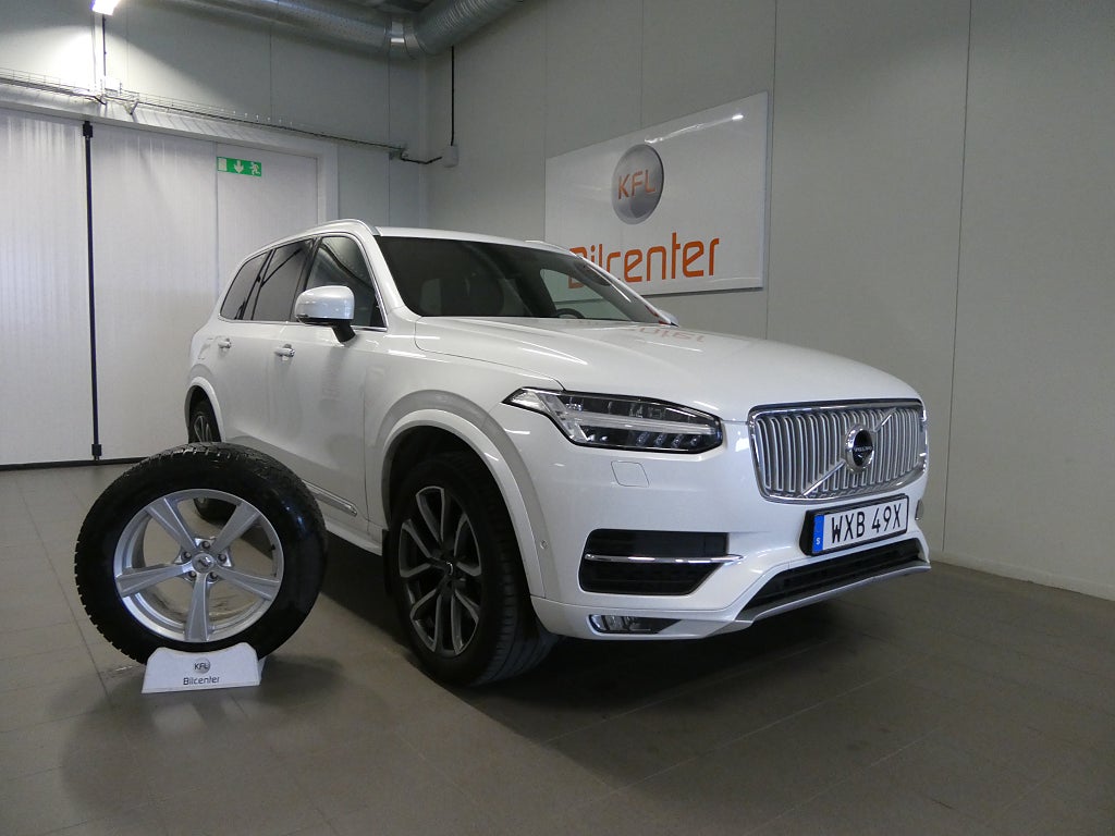 Volvo XC90 D5 AWD Inscription *3,99%RÄNTA* Kam-HUD-H&K-SoV 7-sits
