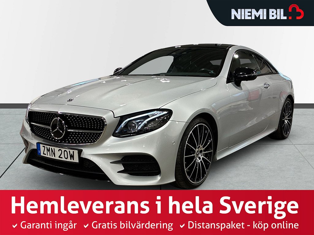 Mercedes-Benz E 300 Coupé AMG Line Aut Navi Pano 360kam HuD