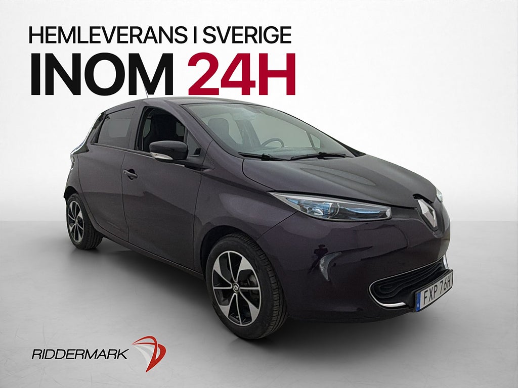 Renault Zoe R110 41 kWh 109hk FRIKÖPT BATTERI Kamera