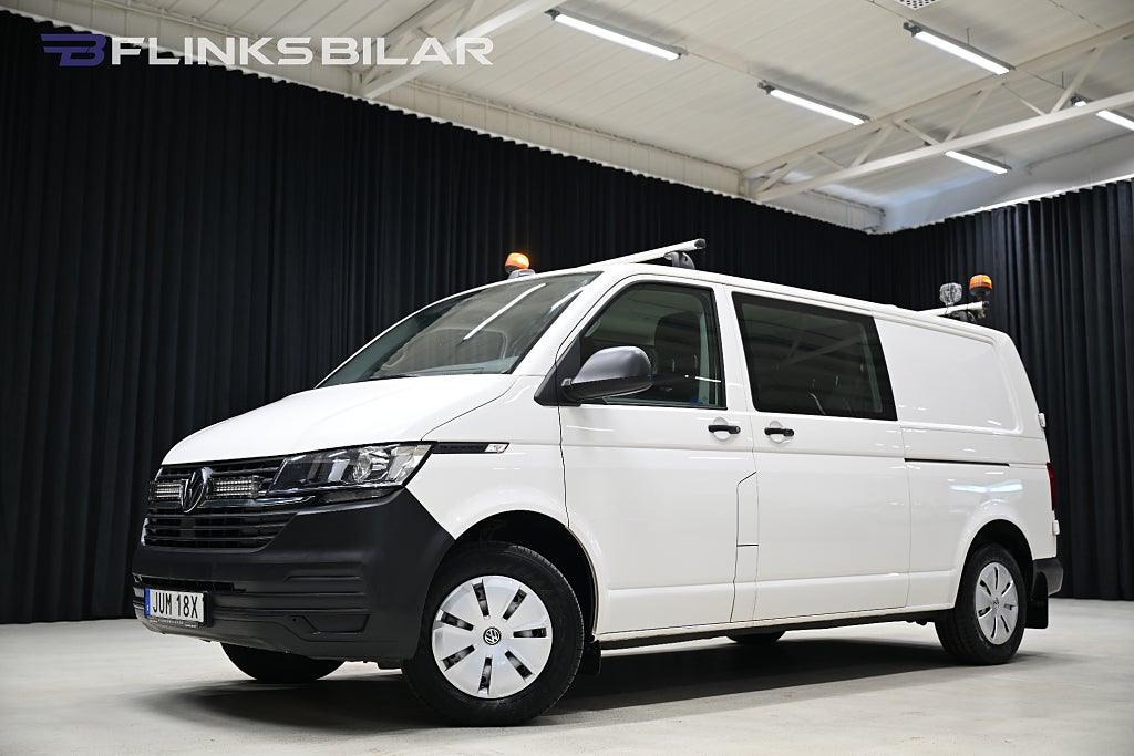 Volkswagen Transporter 4Motion 150HK Dubbelhytt|Inredd|Enägare|Moms|SeUtr!!