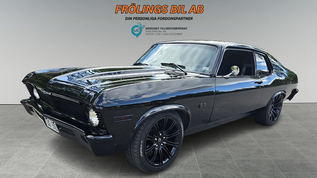 Chevrolet Nova Coupé Nybyggd 454 EFI (500Hk) Th350 MUSKELBIL