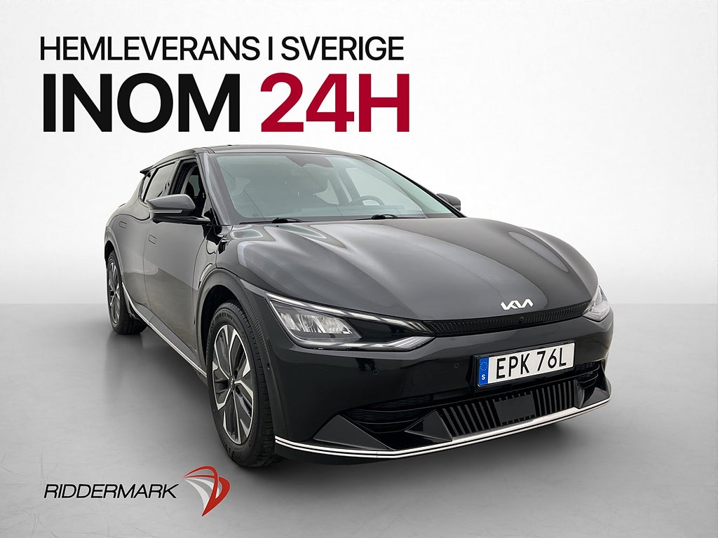 Kia EV6 77.4 kWh AWD PLUS Svensksåld Skinn 360° CarPlay Navi