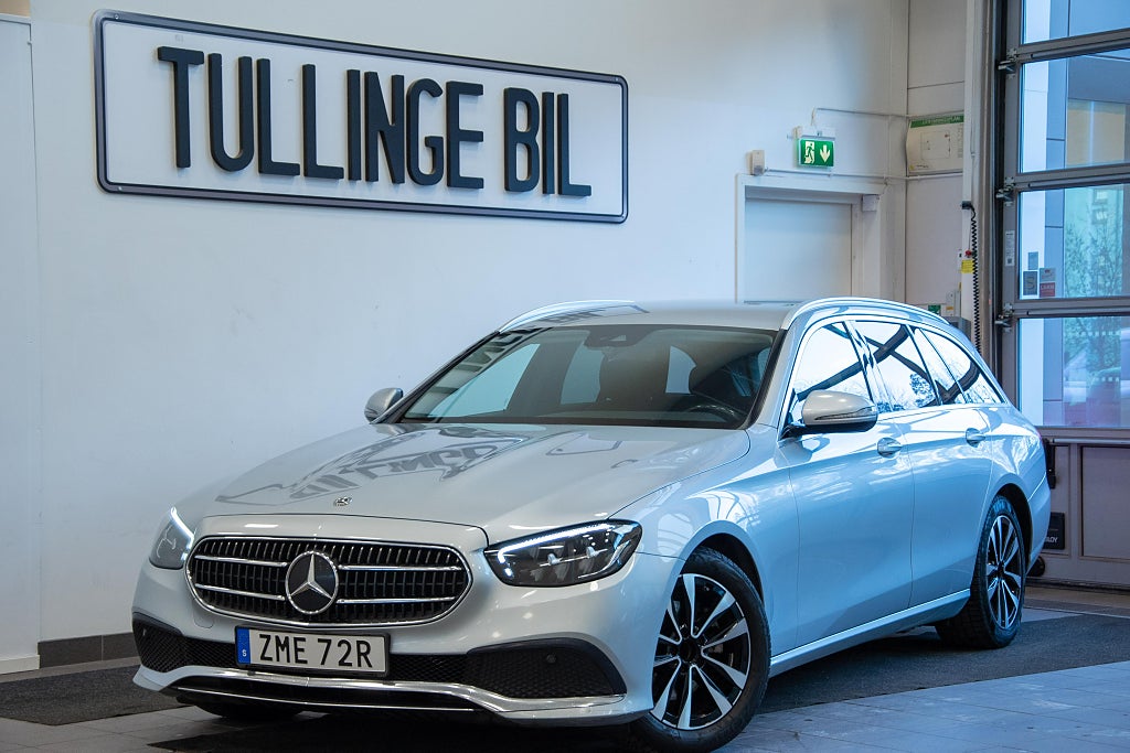 Mercedes-Benz E 200 d 9G Avantgarde Wide Kamera Läder Navi Facelift -21