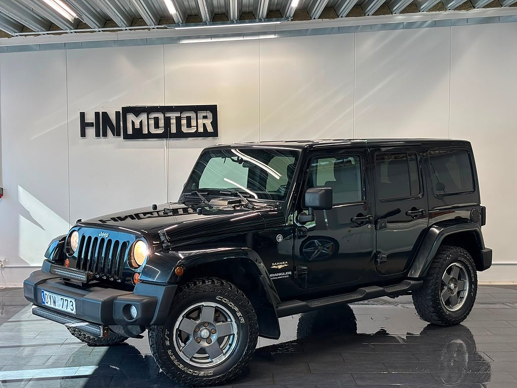 Jeep Wrangler Unlimited 3.8 V6 4WD |SvSåld|NyServ|NyBess|TrailRated|