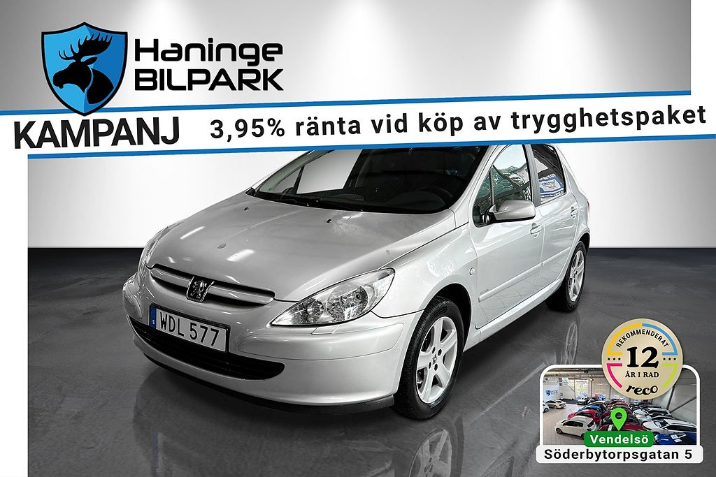 Peugeot 307 5-dörrar 1.6 XR SUPERDEAL 3.95%