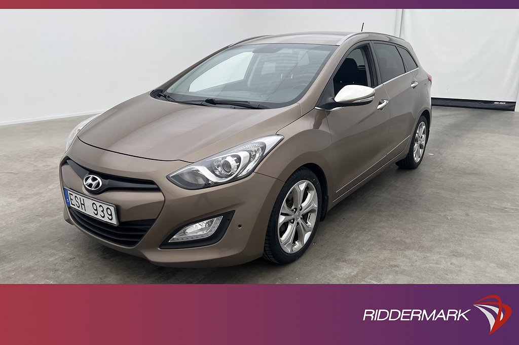 Hyundai i30 Kombi 1.6 CRDi 128hk Sensorer Rattvärme Keyless