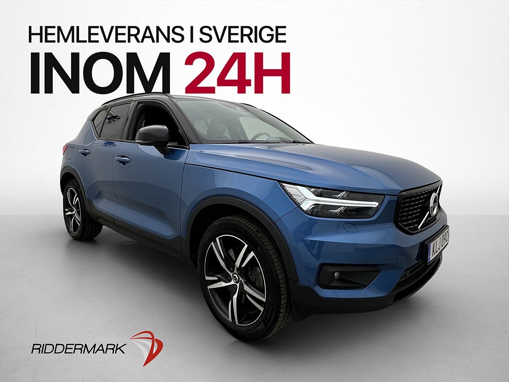 Volvo XC40 T5 R-Design H/K Pano Värmare Kamera Skinn Elstol