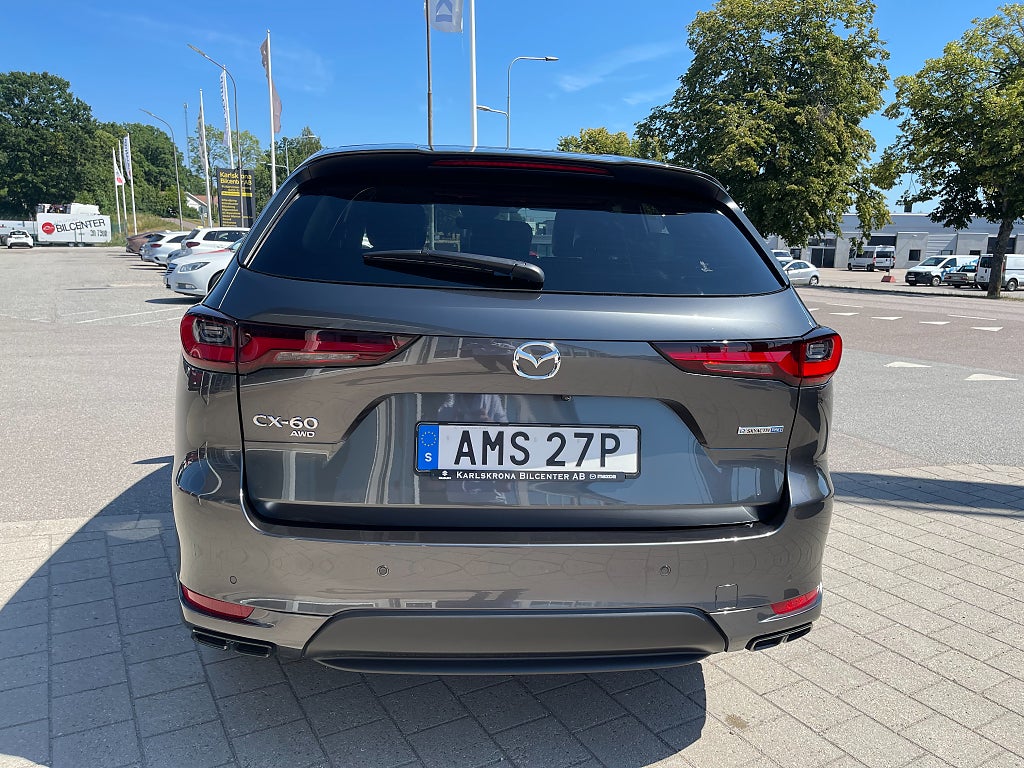 Mazda CX-60 2.5L PHEV 326 hk AWD Homura Skinn, BOSE, 360