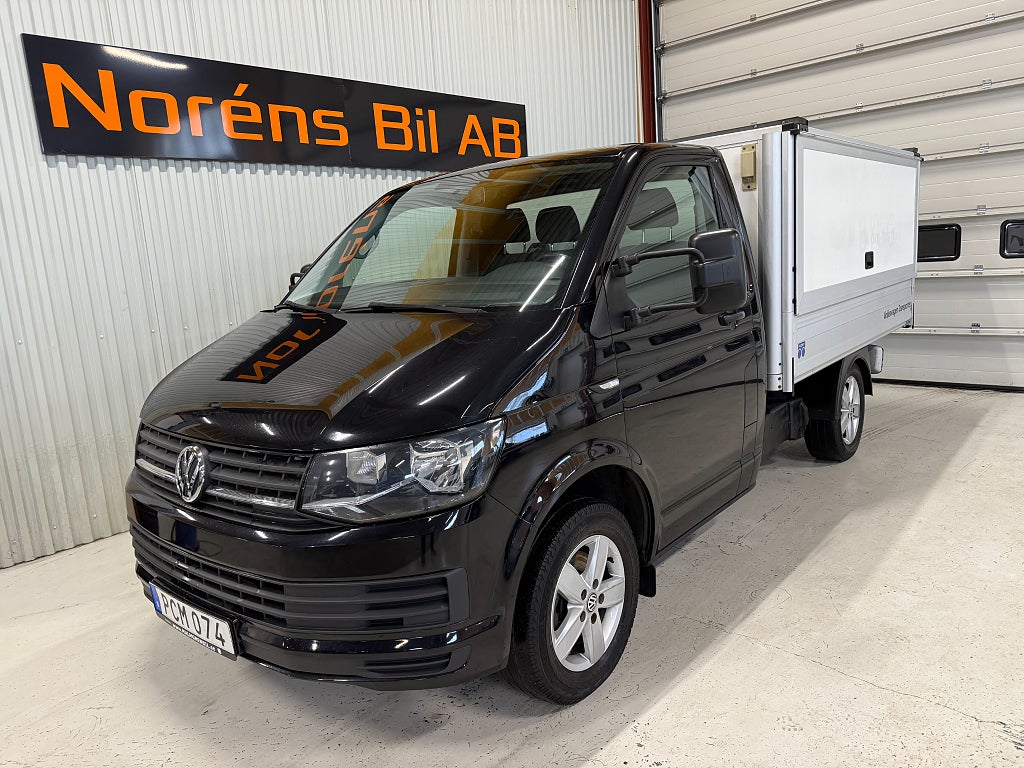 Volkswagen Transporter 2.0 TDI 150HK FLAK FLOBY KÅPA / AVDRAGBAR MOMS Euro 6