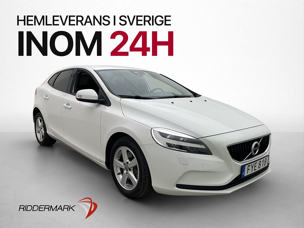 Volvo V40 D2 120hk Kinetic VOC Värmare Bluetooth Dragkrok