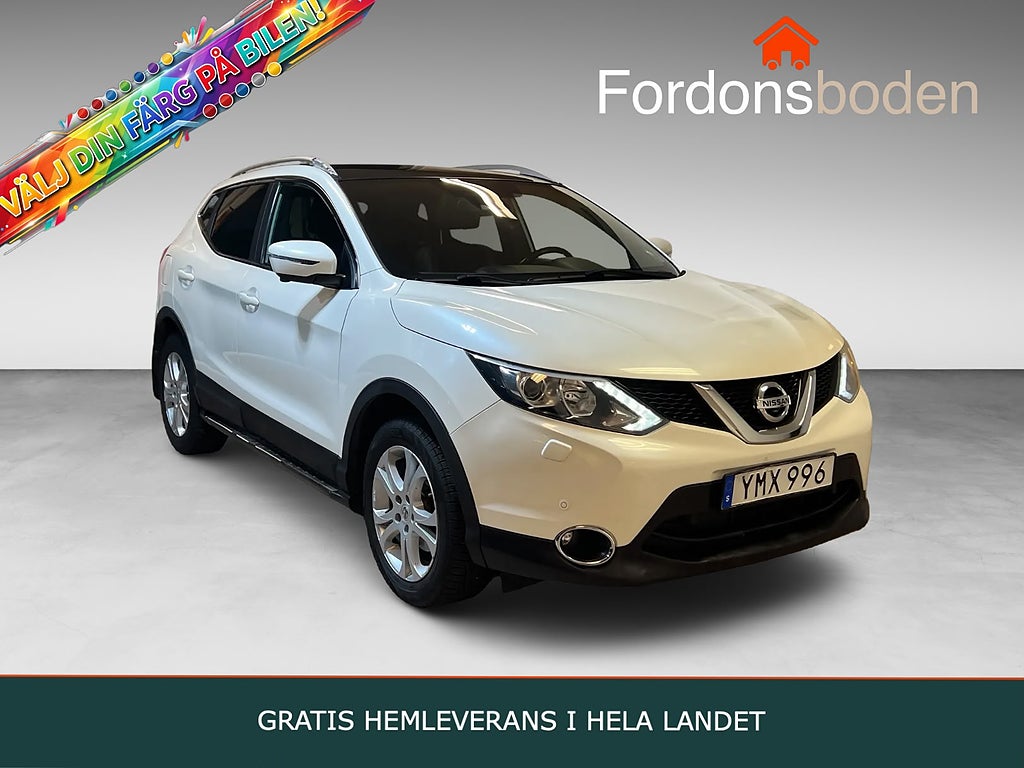 Nissan Qashqai 1.2 DIG-T XTRONIC-CVT N-Vision pano drag 360 1 ägare!