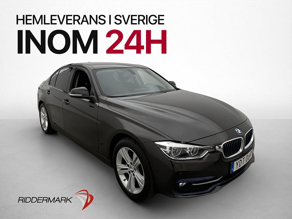 BMW 330e 252hk Laddhybrid Sportline Nyservad Svensksåld
