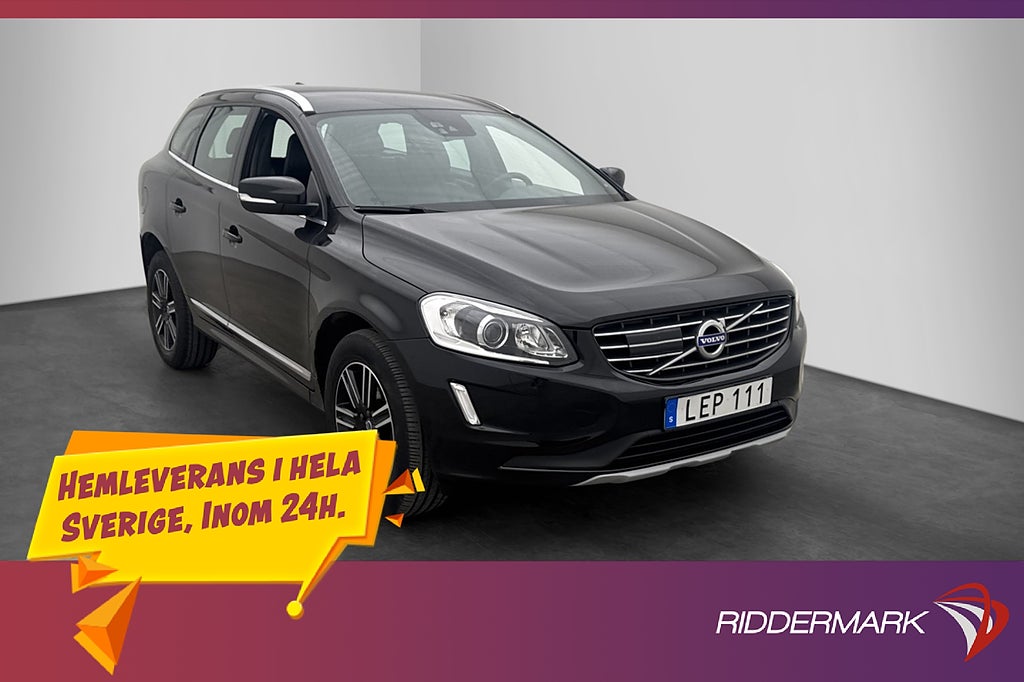 Volvo XC60 D4 AWD Summum Classic VOC Värmare Navi Skinn