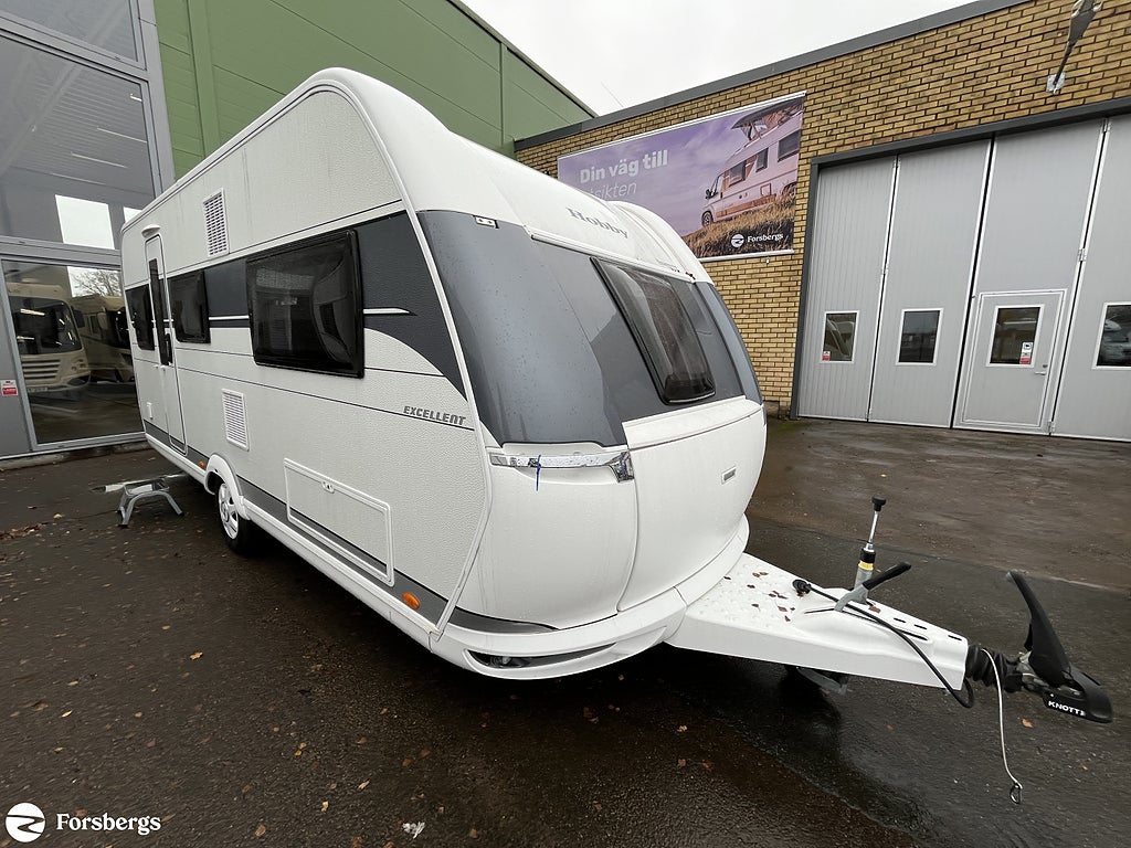 Hobby 495 UL EXCELLENT -1 ÅRS GARANTI - AC / Långbäddar / UGN