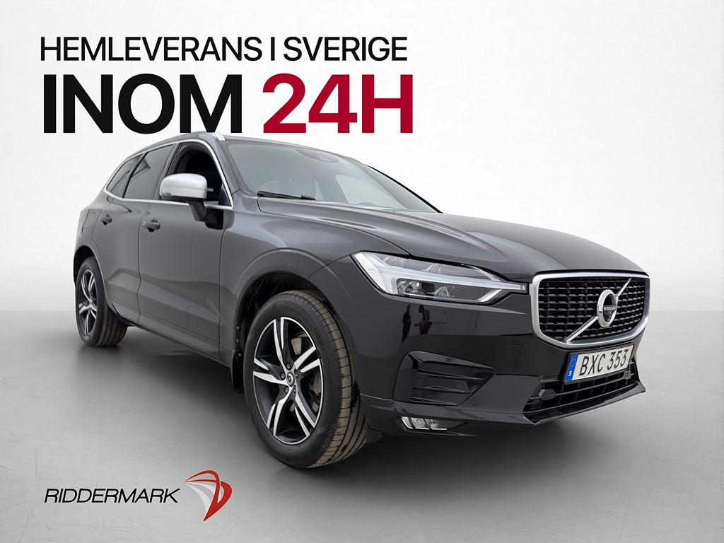 Volvo XC60 T5 AWD 250hk R-Design Värm VoC 360° HuD BLIS Drag