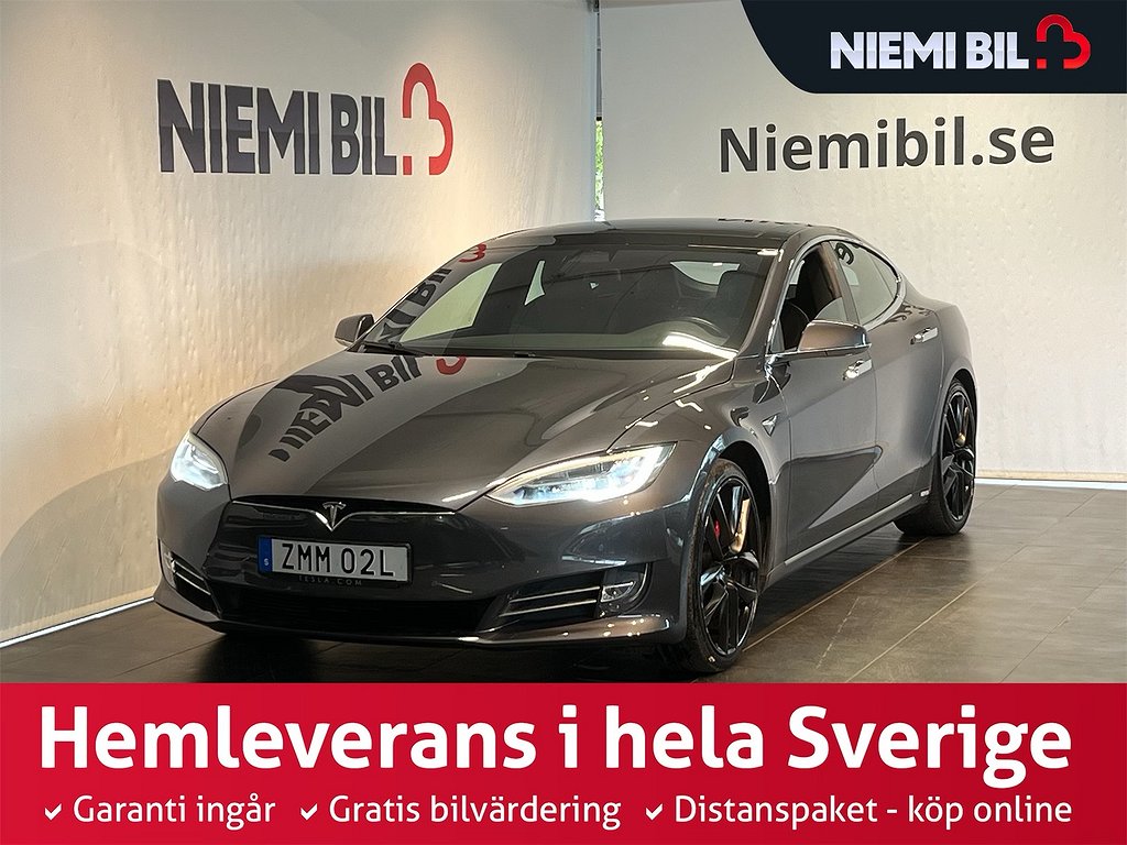 Tesla Model S P100D AWD Ludicrous 761hk MOMS/S&V-hjul/KAMERA