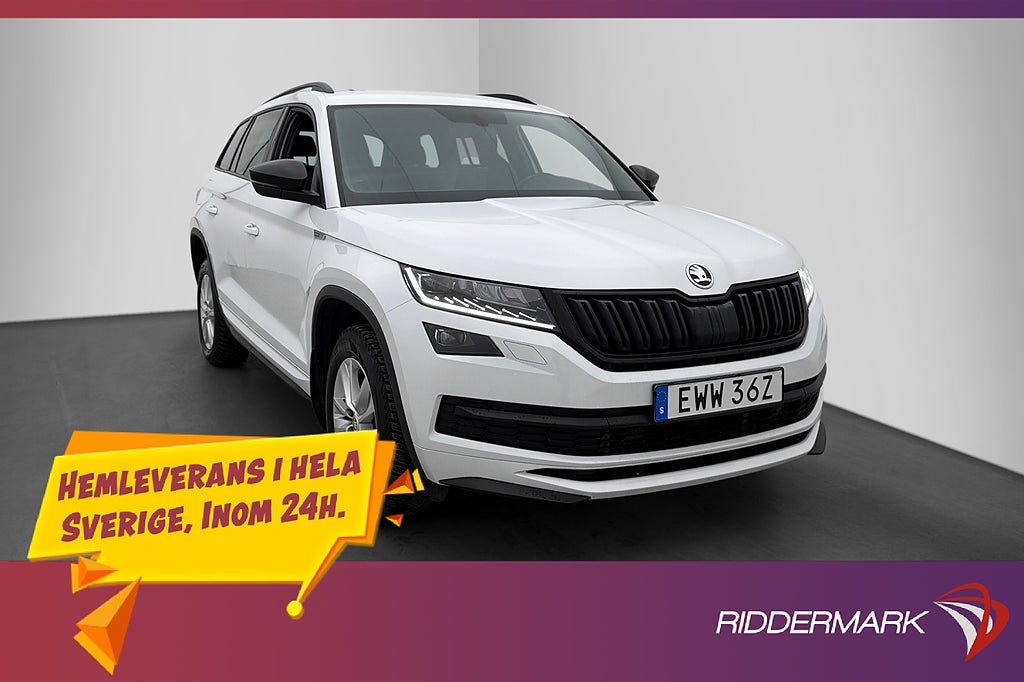 Skoda Kodiaq 2.0 TDI 4x4 Sportline 7-Sits Cockpit Värm Drag